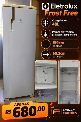 Geladeira Frost Free, Electrolux.