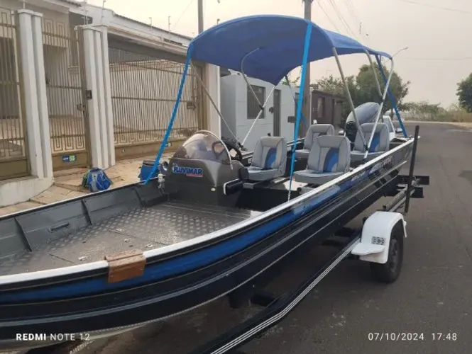 Lancha Fluvimar Boto LX 600 REVIZADA POUCO USO.