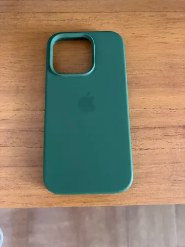 Capinha Verde de Silicone IPhone 14 Pro