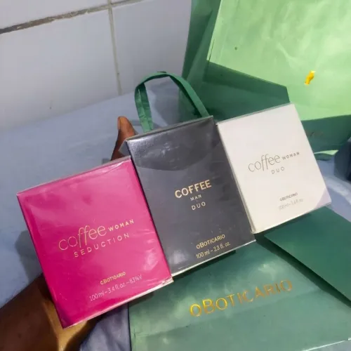Perfumes O Boticário Coffee Duo e Seduction - Novos Lacrados - Salvador