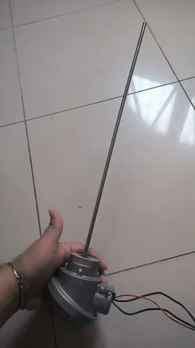 Sensor de Temperatura PT100 Industrial com Cabeçote Alumínio KNE