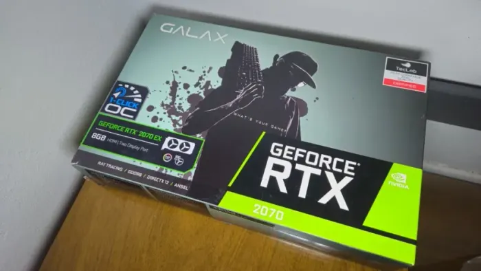 Caixa Galax RTX 2070