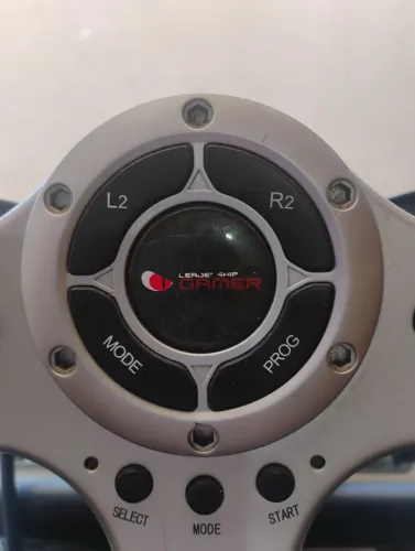 Volante gamer sem pedal 