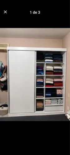 Guarda roupa 2 portas 1,85x2,18x0,54m