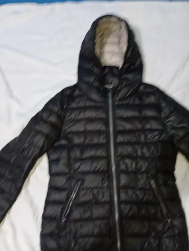 PARCELE 3X S JUROS+ FRETE GRATIS Jaqueta Feminina Acolchoada Preta com Capuz -Tamanho GG