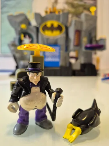boneco do Pinguim da linha Imaginext DC Super Friends