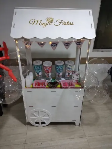 Carrinho Gourmet de Mdf