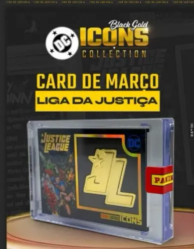 Card Black Gold Icon Collection - Liga da Justiça 