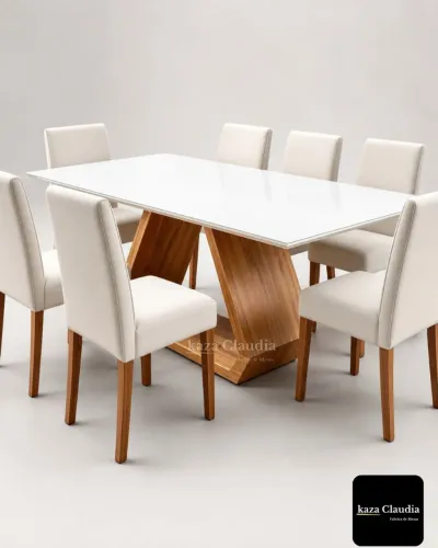 Mesa de Jantar 08 cadeiras