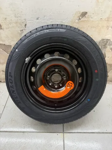 Roda e pneu novo fiat aro 14 dunlop 175/65R14