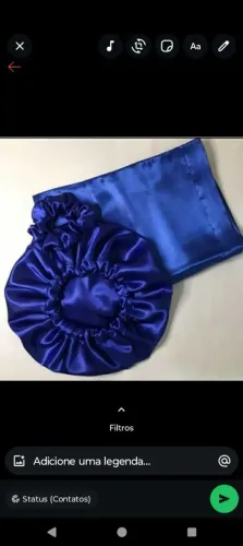 Kit touca mais fronha