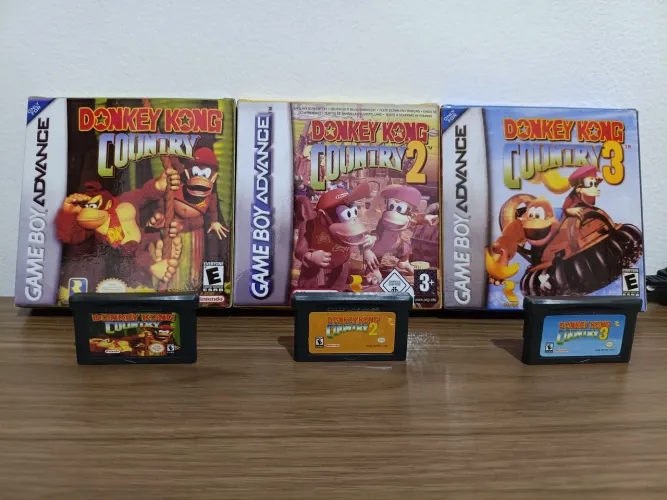 Trilogia Donkey Kong Country GBA
