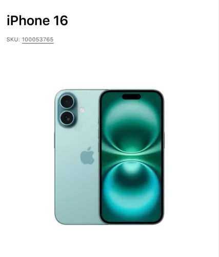 iPhone 16 256GB