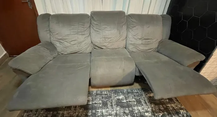 Sofá 3 lugares articulado plenitude 