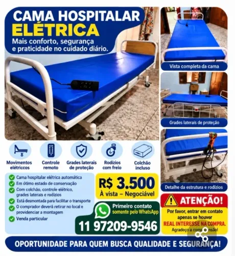CAMA HOSPITALAR AUTOMATICA