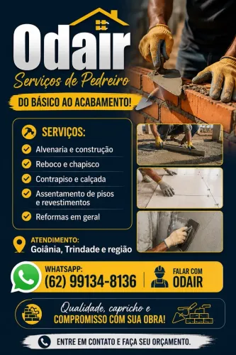 Serviços de pedreiro 