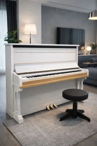 Piano lindo branco acústico raríssimo oportunidade