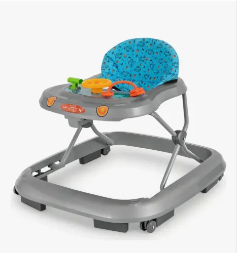 Andador Infantil Educativo Antiqueda Cinza Tutti Baby Cinza - Usado