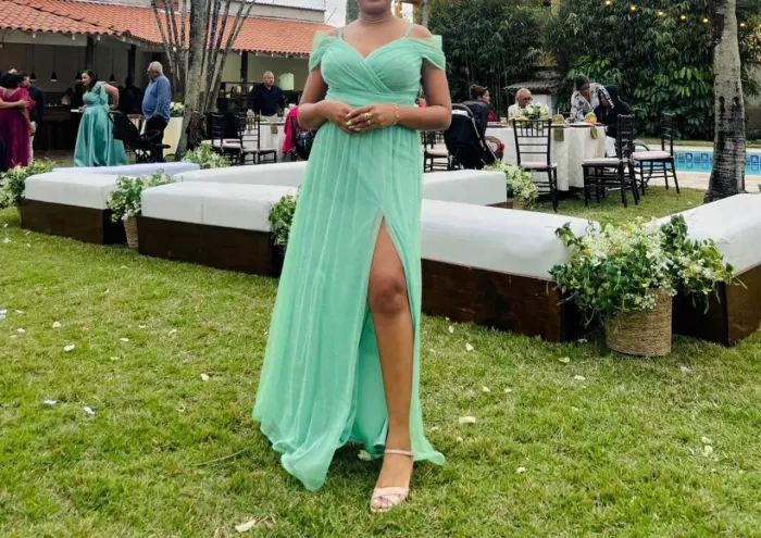 Vestido de Festa - Verde Menta