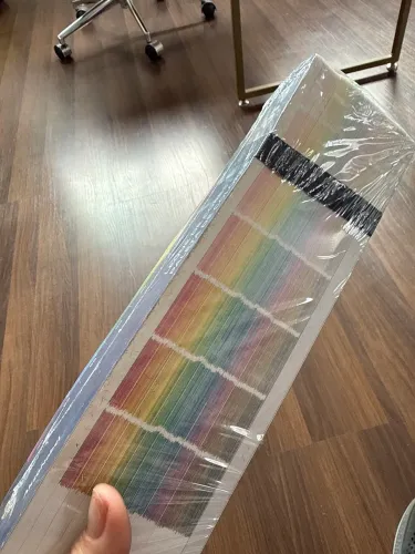 Leque cores coral 
