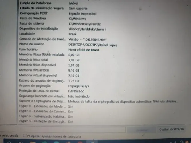 Notebook - 500GB - 8gb