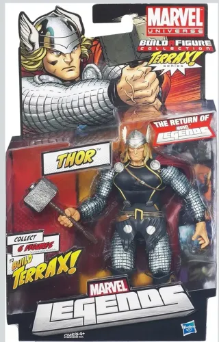 THOR MARVEL UNIVERSE - SERIE TERRAX<br>Marvel Universe Thor Figure 6 Inches<br>
