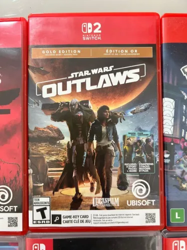 Star Wars Outlaws Jogo Nintendo Switch 2 (Aceito Cartão)