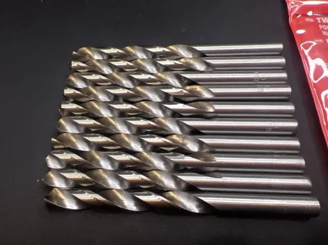 Kit 10 brocas MTX 10 mm para metal em aço rápido HSS