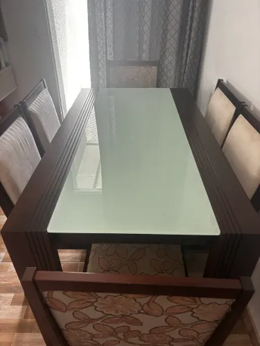 Mesa Madeira 6 Lugares 