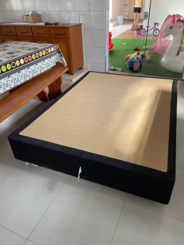 Base cama box casal