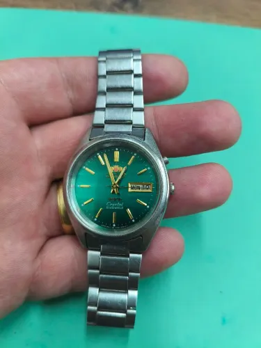 Relógio Orient Masculino Automático Verde