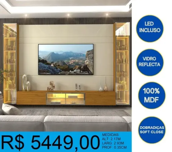 Painel de tv em alta qualidade 
