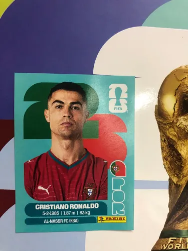 Figurinha Cristiano Ronaldo 2026 original 