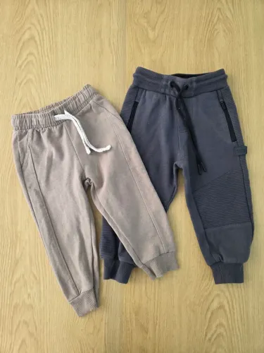 kit 2 calças joggers poim 1 ano