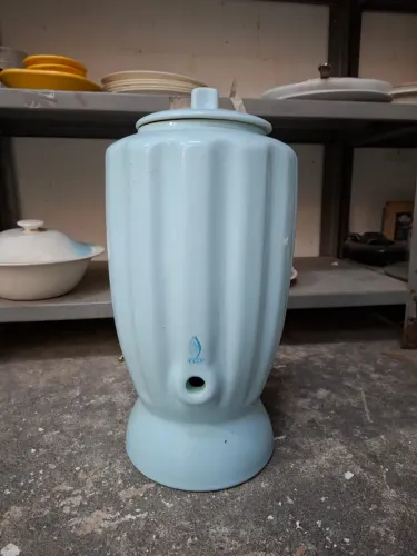 Filtro de água canelado antigo Esca azul bebê anos 70