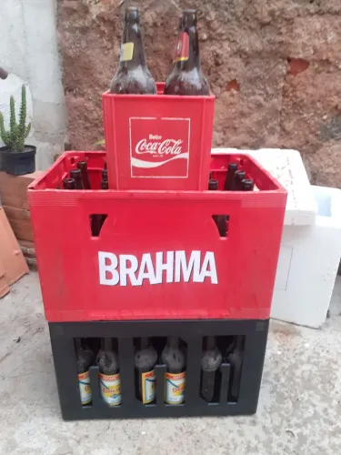 Engradados para garrafas 600ml incluso os cascos