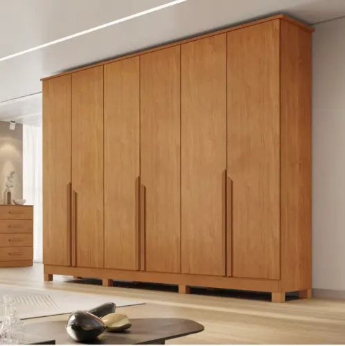 Guarda Roupa Casal  2,30 6 Portas Com Pés QUALIDADE e AMPLO ESPAÇO INTERNO OFERTA!!!