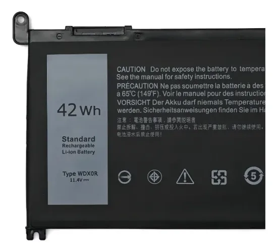 Bateria nova notebook Dell Inspiron Vostro Latitude 13 14 15 17 WDX0R 42Wh