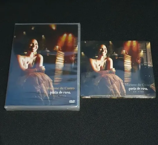 DVD e CD Mariene de Castro ao vivo (Novos e Lacrados)