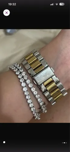 Pulseira ródio branco 