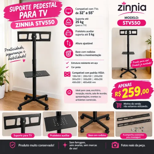 Suporte Pedestal para TV