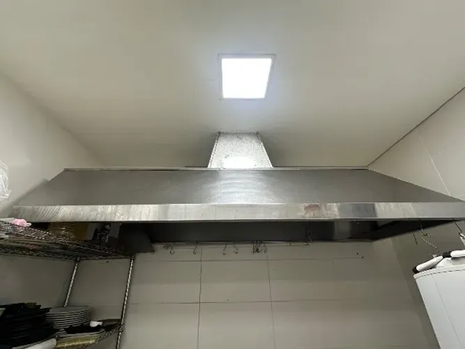 Exaustor completo com motor e coifa em inox