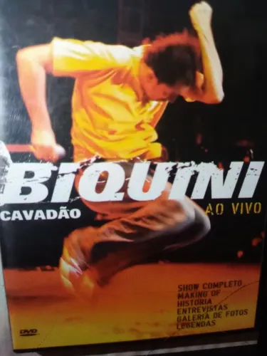 DVD Biquini Cavadão ao vivo original. 