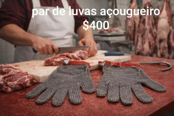 Luva de aço açougueiro 