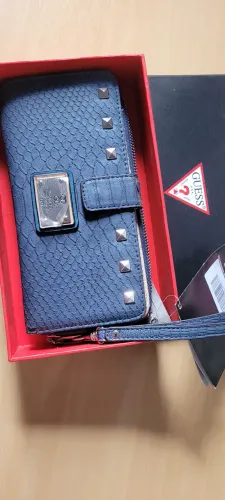 Carteira Guess original azul