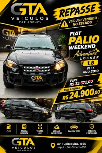 Fiat Palio Week. Adv/adv Tryon 1.8 MPI Flex 2010