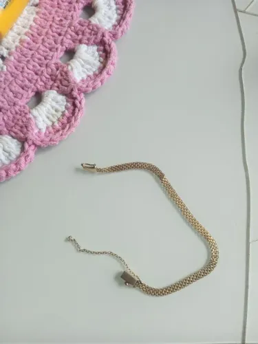 Pulseira de prata banhado a ouro