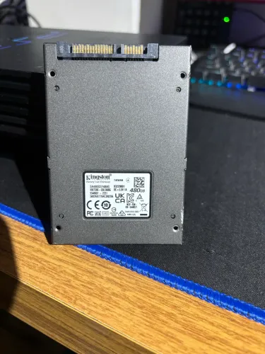 SSD 480 GB KINGSTON SAÚDE 100% / ZERADO