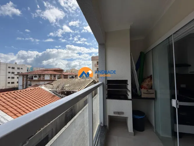 Apartamento mobiliado com 1 suíte e piscina no Itaguá