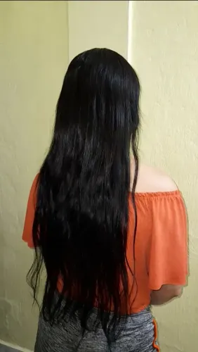 aplicação de mega hair na queratina